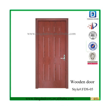 Cheap interior solid wooden doors